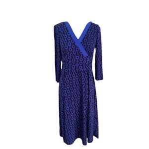 Cottagecore Sandra Darren Sz 10  Blue Long Sleeve Career